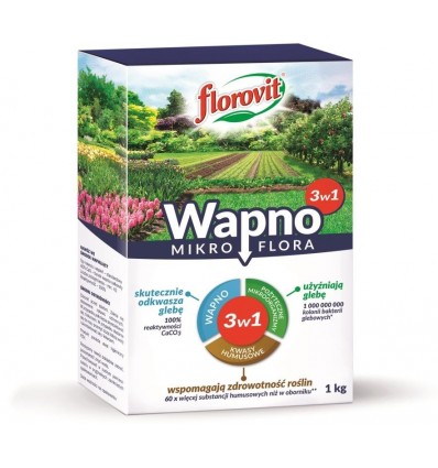 Florovit wapno mikroflora 3w1 1kg