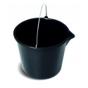 Wiadro bucket Z LEJKIEM 12L czarne Prosperplast