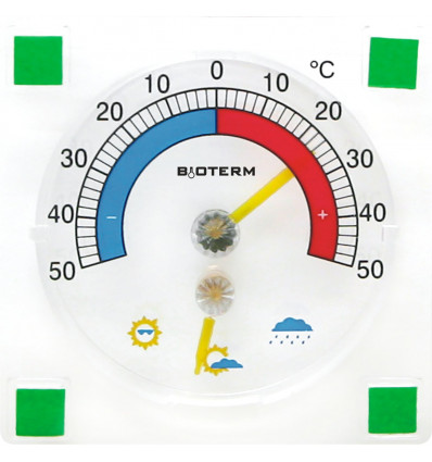 Termometr i higrometr przyklejany BIOWIN
