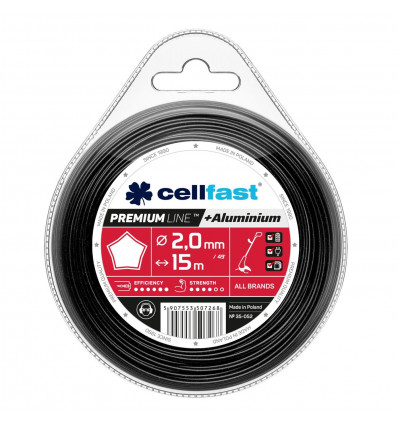 Żyłka tnące do wykaszarek ręcznych gwiazdka 2,0 mm Premium Line Cellfast