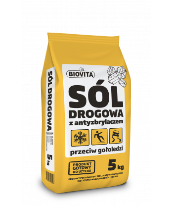 Sól drogowa przeciw gołoledzi BIOVITA 5 kg