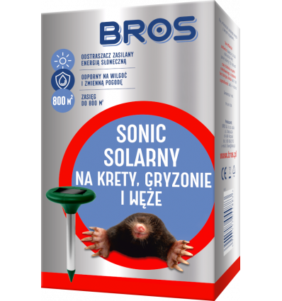 Sonic solarny odstrasza krety BROS