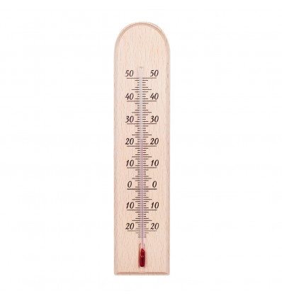 Termometr pokojowy drewniany 230/50MM