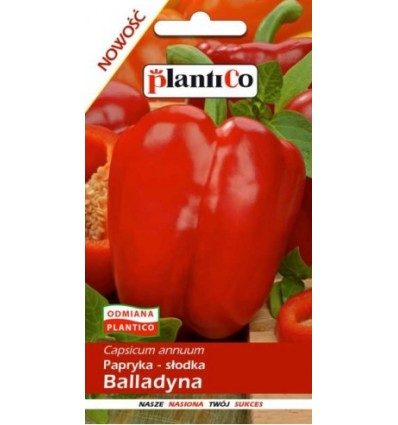 Papryka Balladyna pod osłony słodka 0,5g PlantiCo