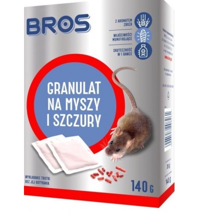 Granulat na myszy i szczury 140G BROS