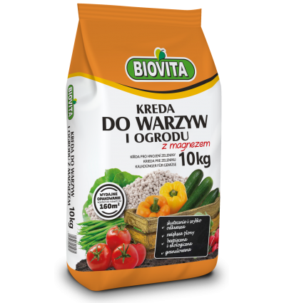 Kreda do warzyw i ogrodu z magnezem 10 kg Biovita