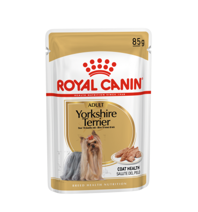 Saszetka karma mokra dla psów rasy Yorkshire Terrier 85g Royal Canin
