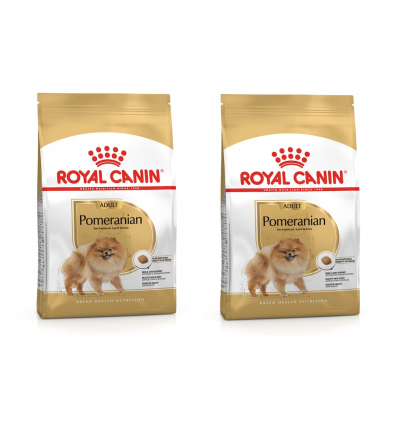 Zestaw Royal Canin Pomeranian Adult karma sucha 2x1,5 kg