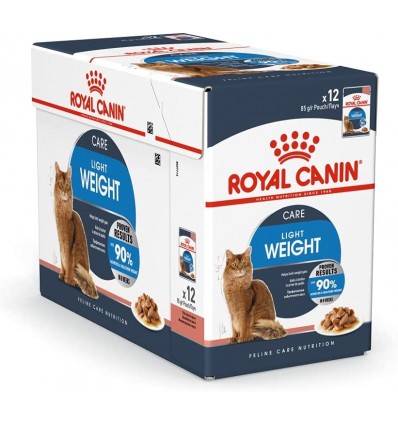 Zestaw Royal Canin Light Weight Care karma mokra w sosie 12x85g