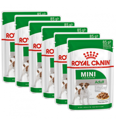 Zestaw Royal Canin Mini Adult karma mokra 6x85g