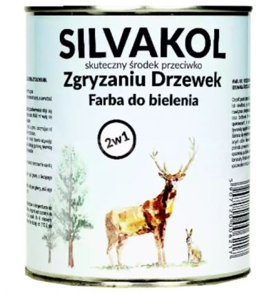 Silvakol Farba do bielenia przeciw obgryzaniu drzewek przez zwierzęta 0,8 L