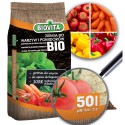 Gotowe podłoże BIO Ziemia do warzyw i pomidorów Biovita 50L