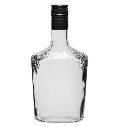 Butelka SAFARI 500ml z zakrętką białą 6 szt.