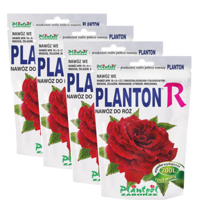 Nawozy Planton R do zasilania wszystkich odmian róż 4x200g