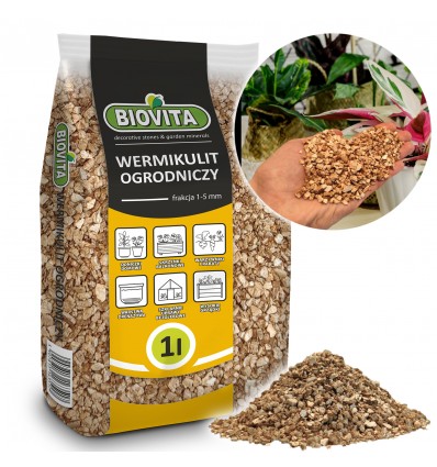 Biovita 1l Wermikulit  ogrodniczy 1-5mm