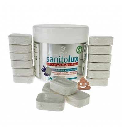 VACO ECO Sanitolux Bioaktywator do oczyszczalni i szamb w tabletkach
