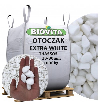 Otoczak EXTRA WHITE 10-20 mm BIOVITA 1000kg tona