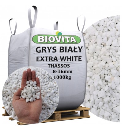 BIG BAG Grys Extra White 8-16mm BIOVITA 1000 kg