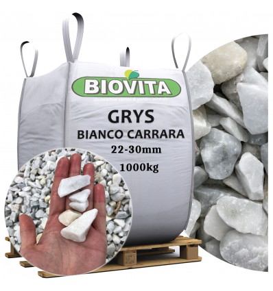 Biovita Grys Bianco Carrara 22-30mm BIG BAG