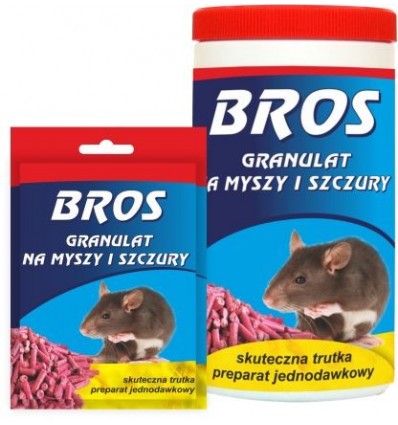 Granulat na myszy i szczury 90g BROS