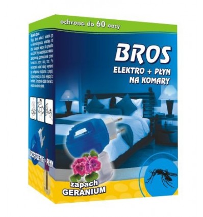 Elektro + płyn na komary geranium BROS