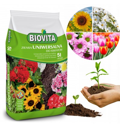 Ziemia uniwersalna do kwiatów BIOVITA 5L