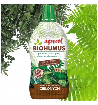 Nawóz płynny Biohumus do roślin zielonych 0,5 l AGRECOL