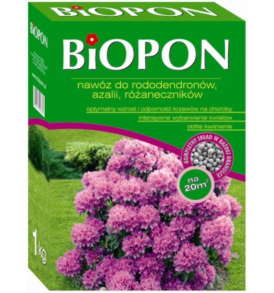 Nawóz do rododendronów, azalii i różaneczników 1kg BIOPON