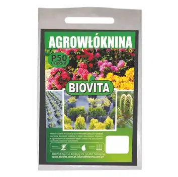 AGROWŁÓKNINA  P-50 czarna 1,6x20m BIOVITA