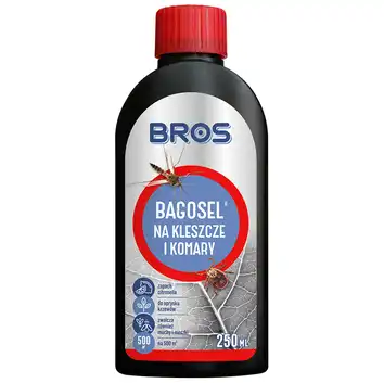 BAGOSEL preparat do oprysku ogrodu na kleszcze i komary 250 ml BROS
