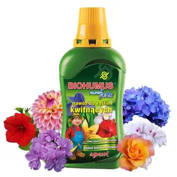 BIOHUMUS Super Forte nawóz do roślin kwitnących kwiatów 0,35L Agrecol