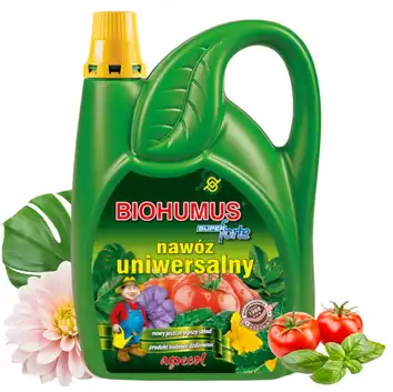 Biohumus Super Forte 5L– naturalny nawóz uniwersalny do roślin domowych, balkonowych i ogrodowych