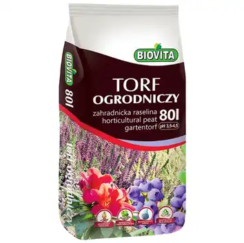 Biovita 80l torf kwaśny pH 3,5-4,5