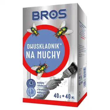 DWUSKŁADNIK preparat na muchy 40 g + 40 ml BROS