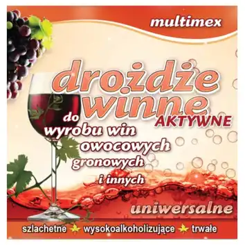 Drożdże winne AKTYWNE Multimex