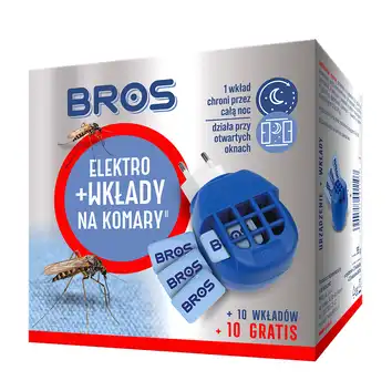 ELEKTRO + wkłady na komary 10 szt. BROS