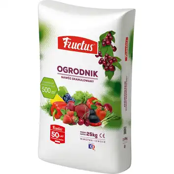 Fructus Ogrodnik Nawóz do warzyw i owoców uniwersalny 25kg