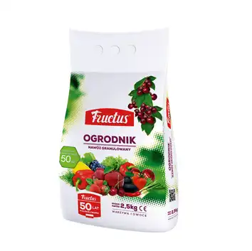 Fructus Ogrodnik Uniwersalny Nawóz do traw, iglaków, warzyw i owoców 2,5 kg