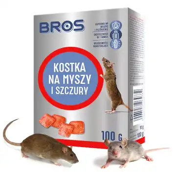Kostka na myszy i szczury 100 g BROS