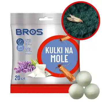 Kulki na mole odzieżowe LAWENDOWE 20 szt. BROS