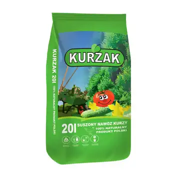 Kurzak - suszony naturalny nawóz kurzy 20L BIOVITA