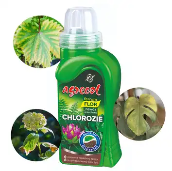 Mineral Żel nawóz nawóz przeciwko chlorozie, na niedobór żelaza 0,25L Agrecol