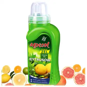 Mineral żel nawóz do cytrusów cytryn, limonek, mandarynek 0,25L Agrecol
