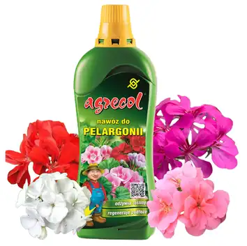 Nawóz do pelargonii organiczno-mineralny płynny 0,75L Agrecol