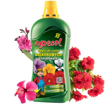 Nawóz do roślin balkonowych i tarasowych organiczno-mineralny 1,2L Agrecol