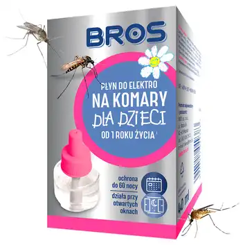 PŁYN uzupełniający do ELEKTRO na komary dla dzieci od 1 roku życia BROS