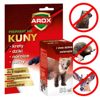 Płyn (koncentrat) na kuny i inne zwierzęta 50 ml AROX