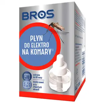 Płyn uzupełniający do ELEKTRO na komary 60 NOCY ochrony 40 ml BROS