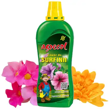 Płynny nawóz do surfinii, kaskadii, petunii 0,75L odżywka  Agrecol