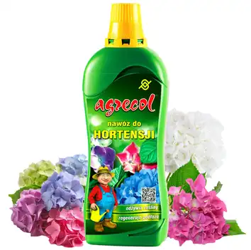 Płynny organiczono-mineralny nawóz do hortensji 0,75L odżywka Agrecol